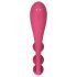 Satisfyer Tri Ball 1 - επαναφορτιζόμενος, πολυλειτουργικός δονητής (κόκκινος)