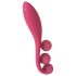 Satisfyer Tri Ball 1 - επαναφορτιζόμενος, πολυλειτουργικός δονητής (κόκκινος)