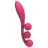 Satisfyer Tri Ball 1 - επαναφορτιζόμενος, πολυλειτουργικός δονητής (κόκκινος)
