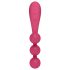 Satisfyer Tri Ball 1 - επαναφορτιζόμενος, πολυλειτουργικός δονητής (κόκκινος)