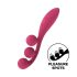 Satisfyer Tri Ball 1 - επαναφορτιζόμενος, πολυλειτουργικός δονητής (κόκκινος)