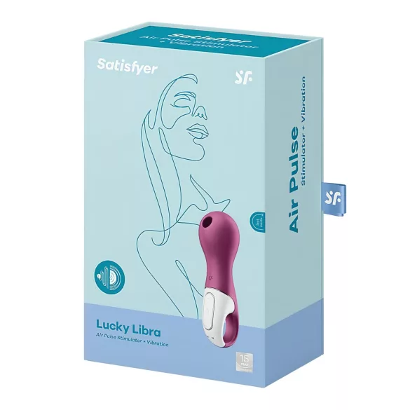 Satisfyer Lucky Libra - διεγέρτης κλειτορίδας με παλμούς αέρα - μοβ