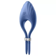   Satisfyer Duelist - δονητικό δαχτυλίδι πέους με μπαταρία (μπλε)