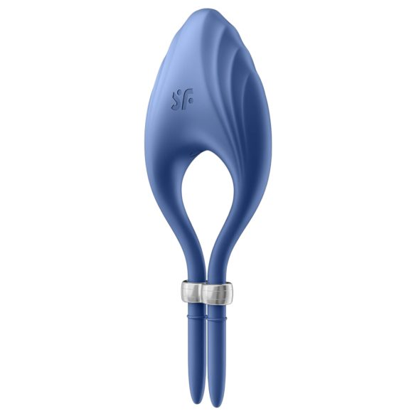 Satisfyer Duelist - επαναφορτιζόμενο δαχτυλίδι δόνησης πέους (μπλε)