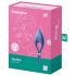Satisfyer Duelist - επαναφορτιζόμενο δαχτυλίδι δόνησης πέους (μπλε)