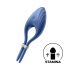 Satisfyer Duelist - επαναφορτιζόμενο δαχτυλίδι δόνησης πέους (μπλε)