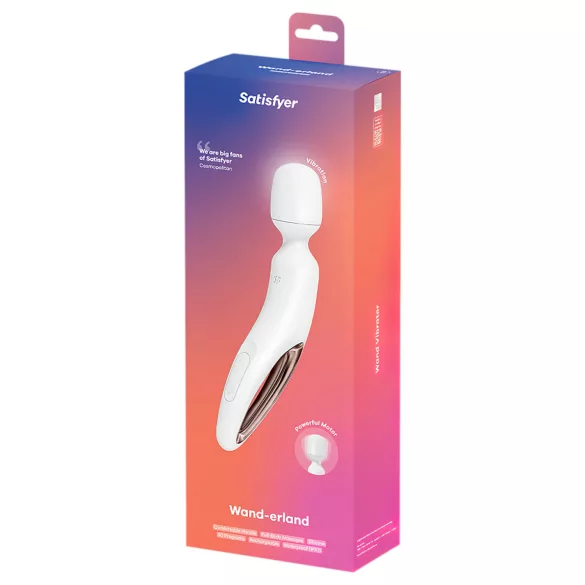 Satisfyer Wand-erland - δονητής μασάζ (λευκός)