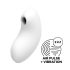Satisfyer Vulva Lover 2 - Δονητής κλειτορίδας με αέρινα κύματα (λευκός)