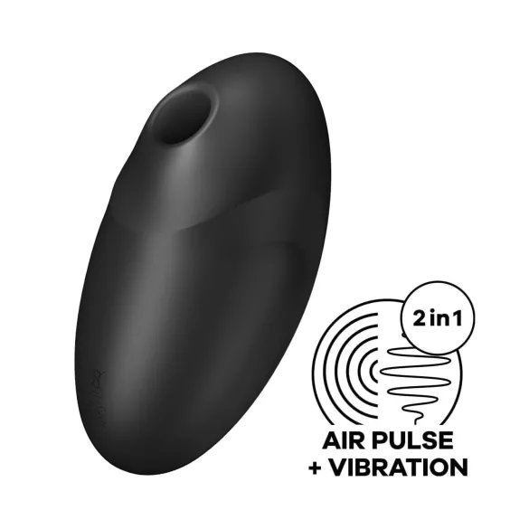 Satisfyer - διεγέρτης κλειτορίδας με κύματα αέρα - μαύρο