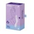 Satisfyer Curvy Trinity 2 - Δονητής 2σε1 με κύματα αέρα (μωβ)