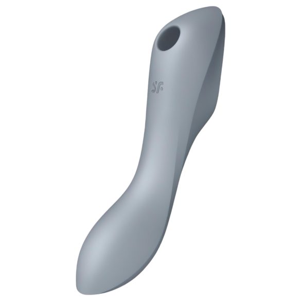 Satisfyer Curvy Trinity 3 - Κύματα Αέρα 2σε1 Δονητής (Γκρι)