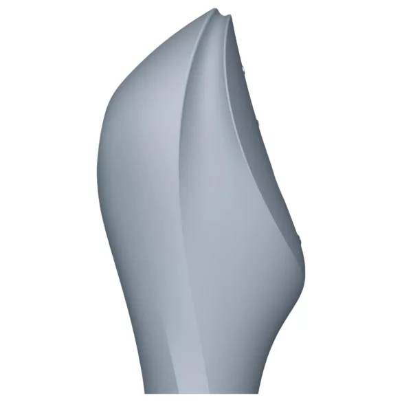 Satisfyer Curvy Trinity 3 - γυναικείος δονητής με αναρρόφηση 2σε1 - γκρι