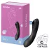Satisfyer Curvy Trinity 4 - δονητής 2-σε-1 με κύματα αέρα (μαύρος)