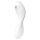 Satisfyer Curvy Trinity 5+ - Έξυπνος Δονητής 2 σε 1 (Λευκός)