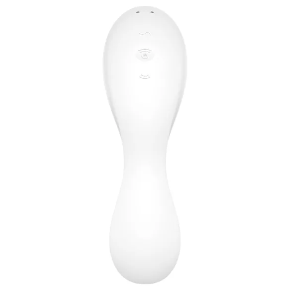 Satisfyer Curvy Trinity 5+ - Δονητής 2 σε 1 με έλεγχο μέσω εφαρμογής (λευκό)