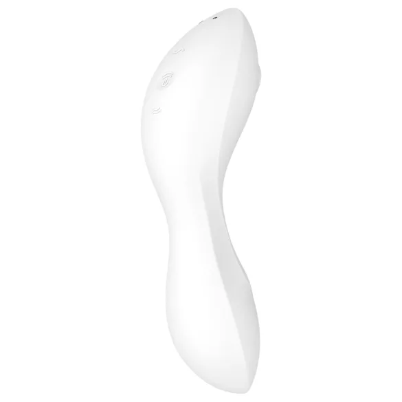 Satisfyer Curvy Trinity 5+ - Δονητής 2 σε 1 με έλεγχο μέσω εφαρμογής (λευκό)