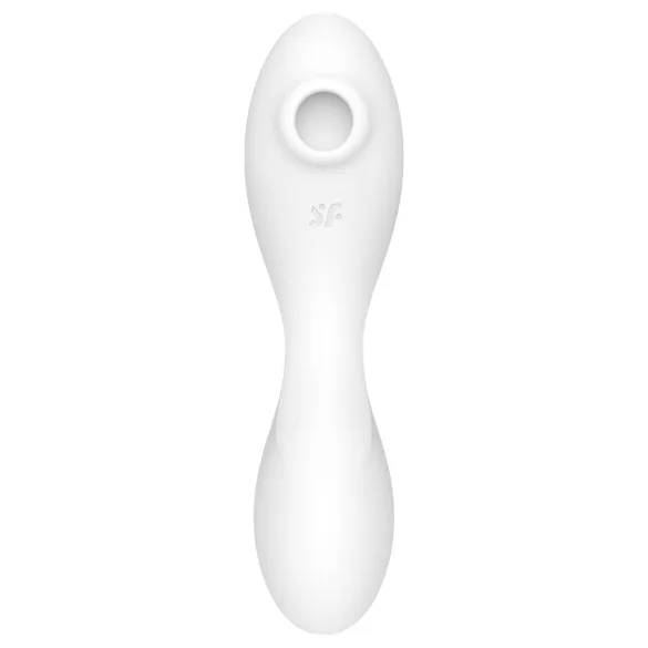 Satisfyer Curvy Trinity 5+ - Δονητής 2 σε 1 με έλεγχο μέσω εφαρμογής (λευκό)