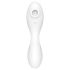 Satisfyer Curvy Trinity 5+ - Έξυπνος Δονητής 2 σε 1 (Λευκός)