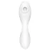 Satisfyer Curvy Trinity 5+ - Δονητής 2 σε 1 με έλεγχο μέσω εφαρμογής (λευκό)