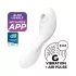 Satisfyer Curvy Trinity 5+ - Δονητής 2 σε 1 με έλεγχο μέσω εφαρμογής (λευκό)