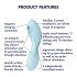 Satisfyer Curvy Trinity 5+ - Έξυπνος 2σε1 Δονητής (Μπλε)