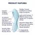 Satisfyer Curvy Trinity 5+ - Δονητής 2 σε 1 με έλεγχο μέσω εφαρμογής (μπλε)