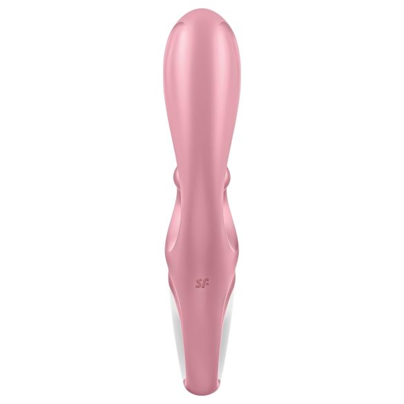 Satisfyer Hug Me - δονητής με χέρι για κλειτορίδα - έξυπνος - ροζ