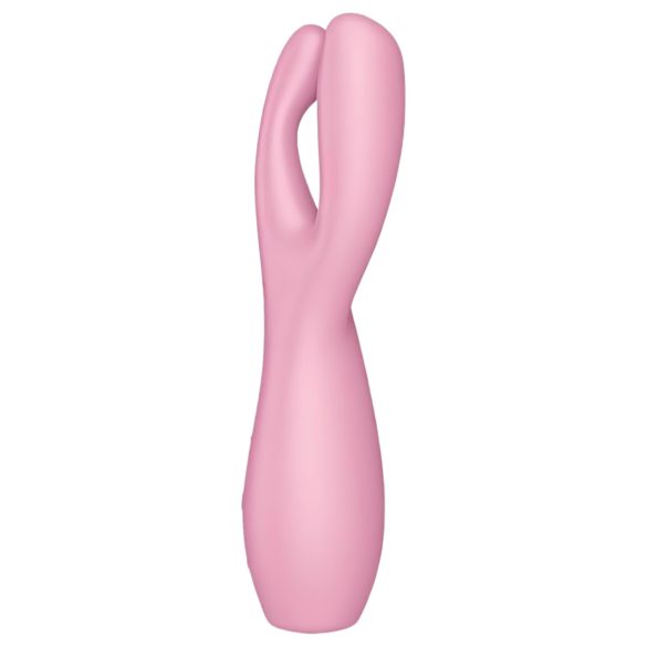 Satisfyer Threesome 3 - δονητής κλειτορίδας επαναφορτιζόμενος - ροζ