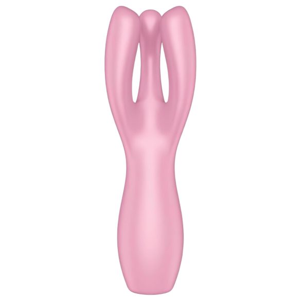 Satisfyer Threesome 3 - δονητής κλειτορίδας επαναφορτιζόμενος - ροζ