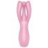 Satisfyer Threesome 3 - Επαναφορτιζόμενος Δονητής Κλειτορίδας (ροζ)
