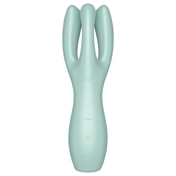 Satisfyer Threesome 3 - επαναφορτιζόμενος δονητής κλειτορίδας (μέντα)