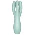 Satisfyer Threesome 3 - επαναφορτιζόμενος δονητής κλειτορίδας (μέντα)