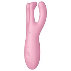   Satisfyer Threesome 4 - δονητής κλειτορίδας με app - ροζ