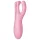 Satisfyer Threesome 4 - δονητής κλειτορίδας με έλεγχο μέσω εφαρμογής (ροζ)