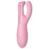 Satisfyer Threesome 4 - δονητής κλειτορίδας με έλεγχο μέσω εφαρμογής (ροζ)