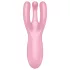 Satisfyer Threesome 4 - δονητής κλειτορίδας με έλεγχο μέσω εφαρμογής (ροζ)