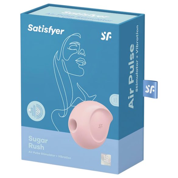Satisfyer Sugar Rush - δονητής κλειτορίδας με παλμούς αέρα - ροζ
