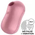 Satisfyer Cotton Candy - δονητής κλειτορίδας με κύματα αέρα - κοραλί