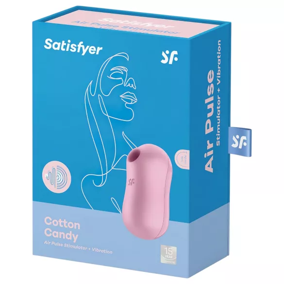 Satisfyer Cotton Candy - δονητής κλειτορίδας με κύματα αέρα επαναφορτιζόμενος