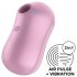 Satisfyer Cotton Candy - Επαναφορτιζόμενος δονητής αέρα για κλειτορίδα (μοβ)
