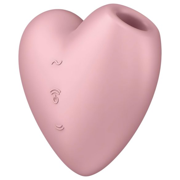 Satisfyer Cutie Heart - Επαναφορτιζόμενος κλειτοριδικός δονητής με κύματα αέρα (ροζ)