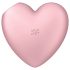Satisfyer Cutie Heart - Επαναφορτιζόμενος κλειτοριδικός δονητής με κύματα αέρα (ροζ)