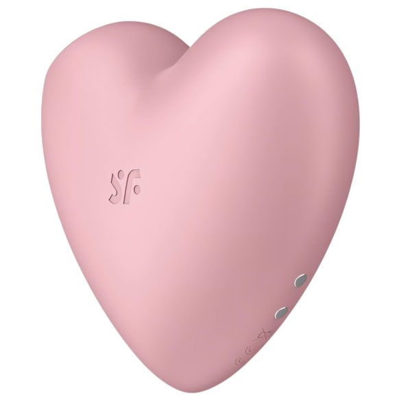 Satisfyer Cutie Heart - ασύρματο κυματοειδές κλειτοριδικό δονούμενο (ροζ)