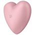 Satisfyer Cutie Heart - Επαναφορτιζόμενος κλειτοριδικός δονητής με κύματα αέρα (ροζ)