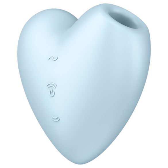 Satisfyer Cutie Heart - επαναφορτιζόμενος κλειτοριδικός διεγέρτης με κύματα αέρα (μπλε)