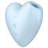 Satisfyer Cutie Heart - επαναφορτιζόμενος κλειτοριδικός διεγέρτης με κύματα αέρα (μπλε)