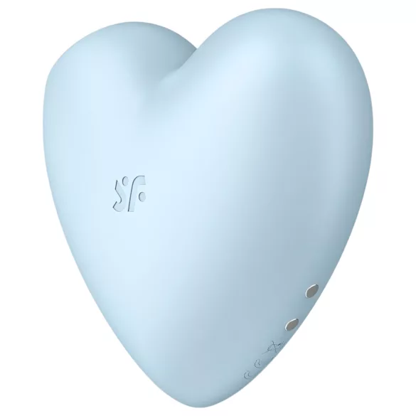 Satisfyer Cutie Heart - επαναφορτιζόμενο δονητή κλειτορίδας με κύματα αέρα (μπλε)