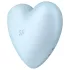 Satisfyer Cutie Heart - επαναφορτιζόμενο δονητή κλειτορίδας με κύματα αέρα (μπλε)