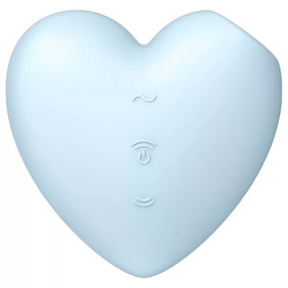 Satisfyer Cutie Heart - επαναφορτιζόμενο δονητή κλειτορίδας με κύματα αέρα (μπλε)