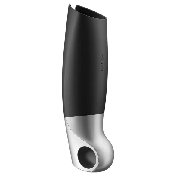 Satisfyer Power - ανδρικό masturbator - επαναφορτιζόμενο, έξυπνο - μαύρο